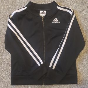 Girls Adidas Zip Up Athletic Jacket